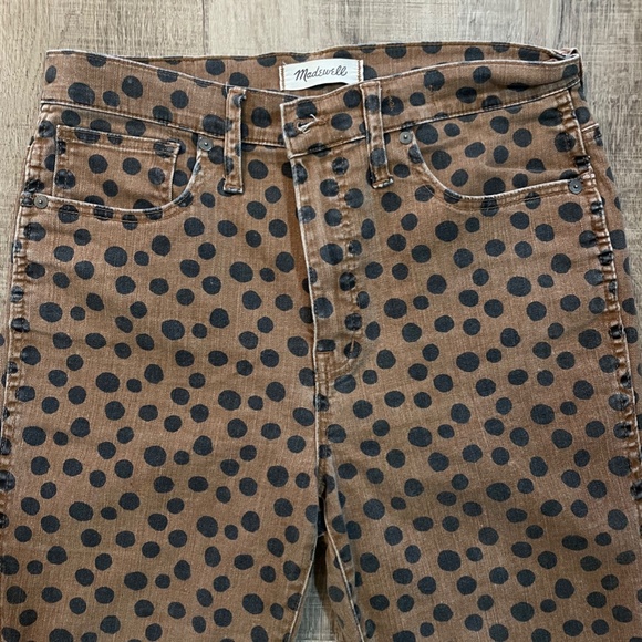 Madewell Denim - (other listing says sold, it never sold.)  Madewell PolkaDot Jeans